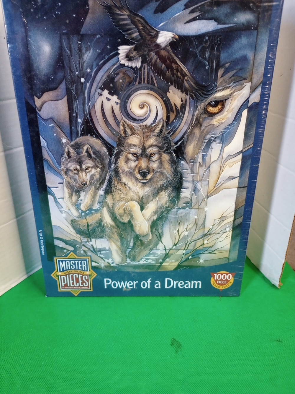 MasterPieces "Power of a Dream" 1000-Piece Jigsaw Puzzle - Blue Wolves Artwork